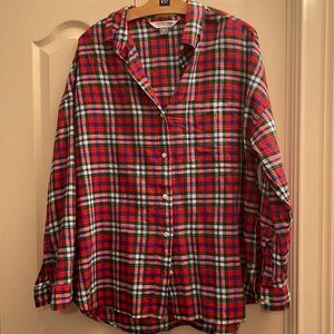 Plaid Boyfriend Shirt